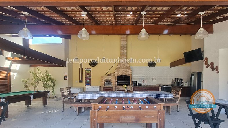 Casa grande na praia alugar, temporada, piscina climatizada