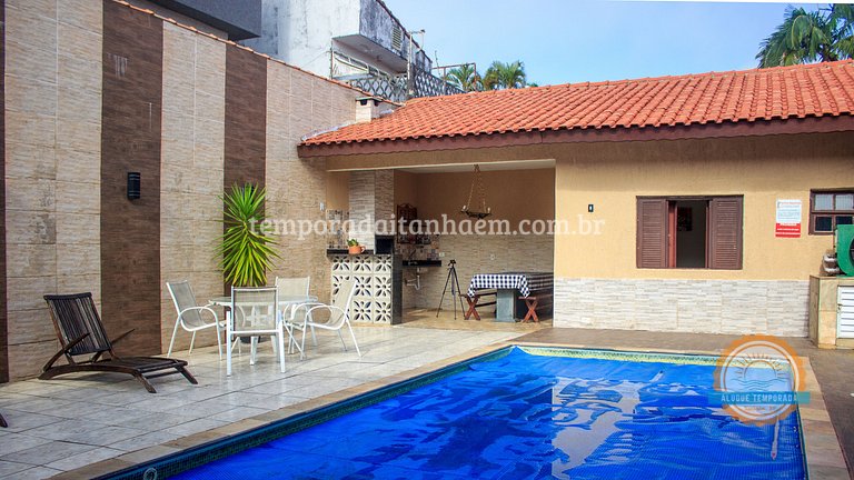 Casa na praia alugar temporada, piscina aquecida