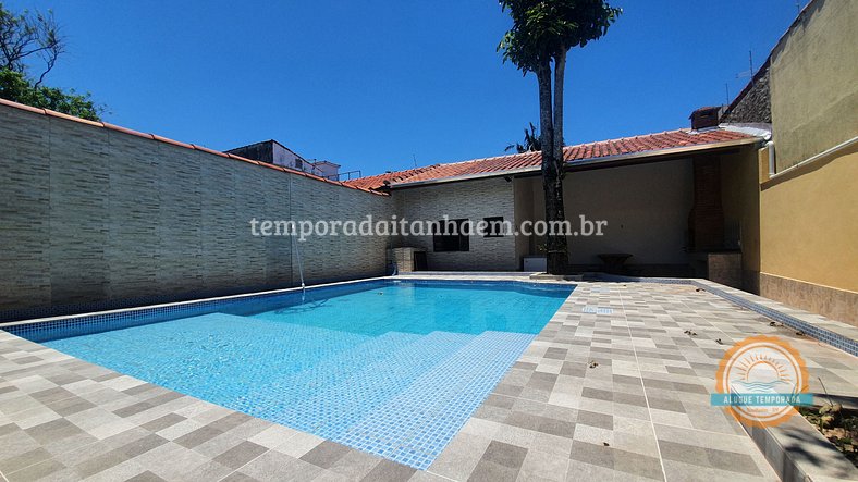 Casa na praia, piscina, Wi-Fi, SmartTV, Bilhar, 400mts mar.