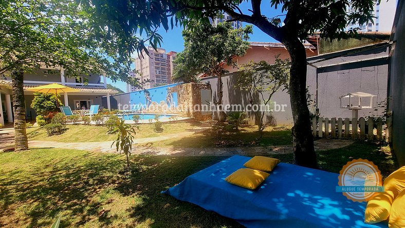 Casa para alugar na praia, 6 quartos, piscina aquecida