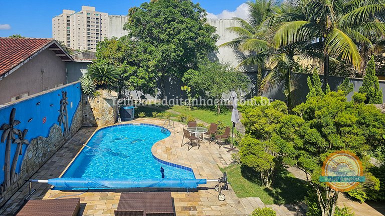 Casa para alugar na praia, 6 quartos, piscina aquecida