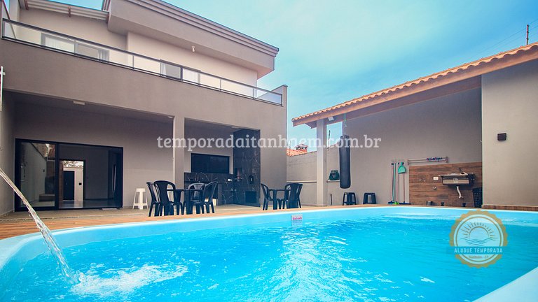 Sobrado Novo e Moderno, Piscina, Área Gourmet